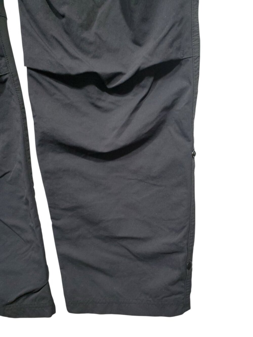 REI Co-op Screeline Hybrid Pants Women's 12P Petite Black Nylon Roll-Up Hiking - Picture 3 of 12